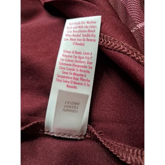 Justice Girls Large Plus (12 P-14p) Dress Burgundy - Picture 9 of 9